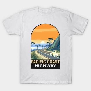 Pacific Coast Highway Decal T-Shirt